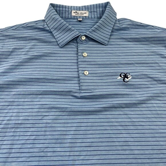 Peter Millar Summer Comfort Golf Polo shirt Men's size XL - Picture 2 of 3